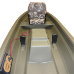 Creek Boat cockpit view