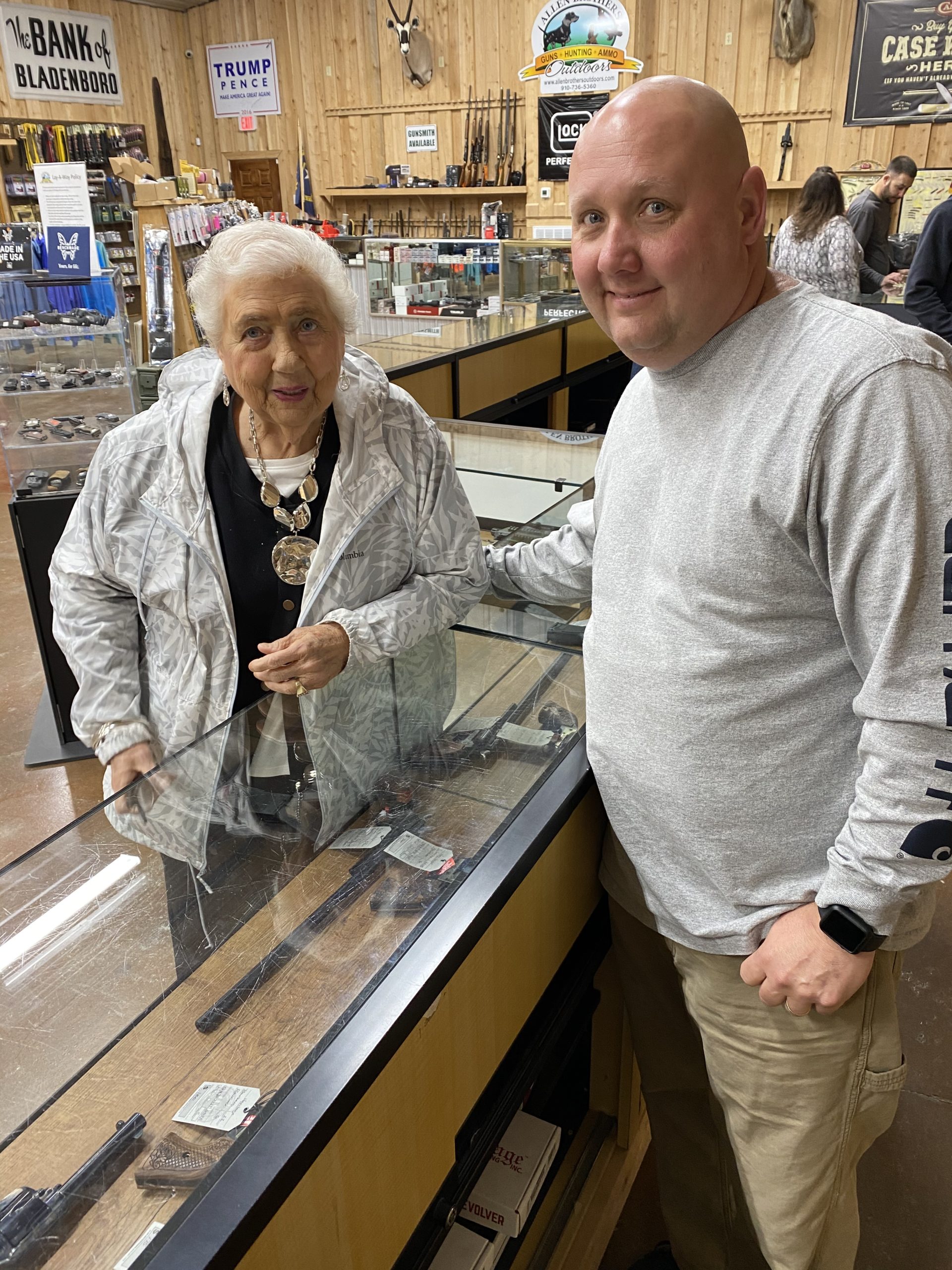 Allen Brothers Gun Store interior