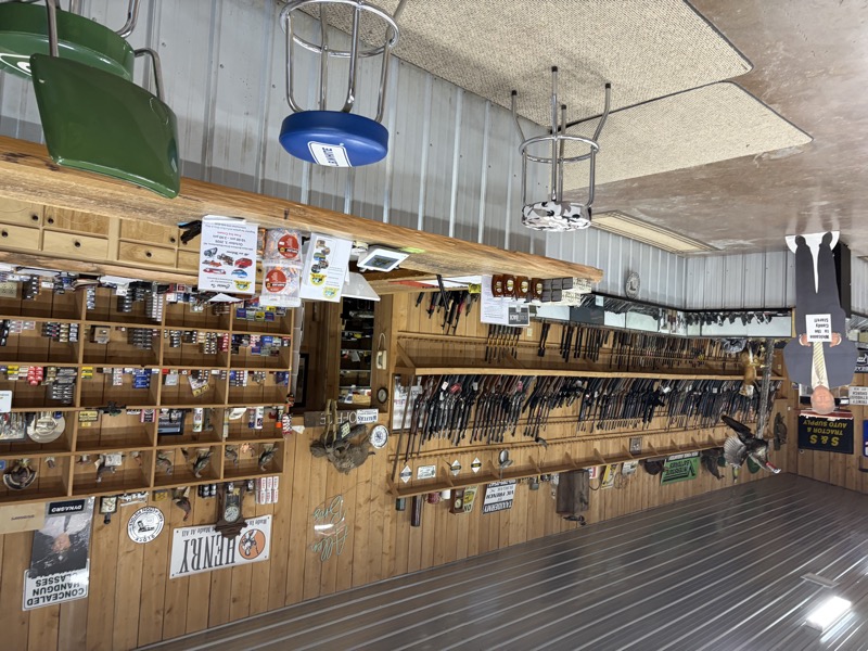Inside the gun store