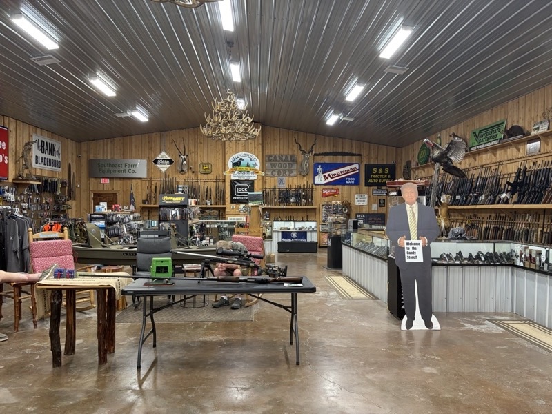 Inside the gun store