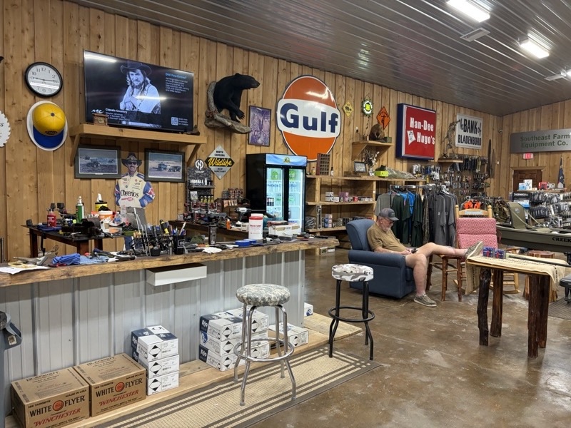 Inside the gun store
