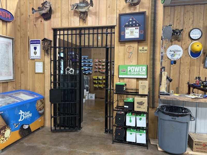 Inside the gun store