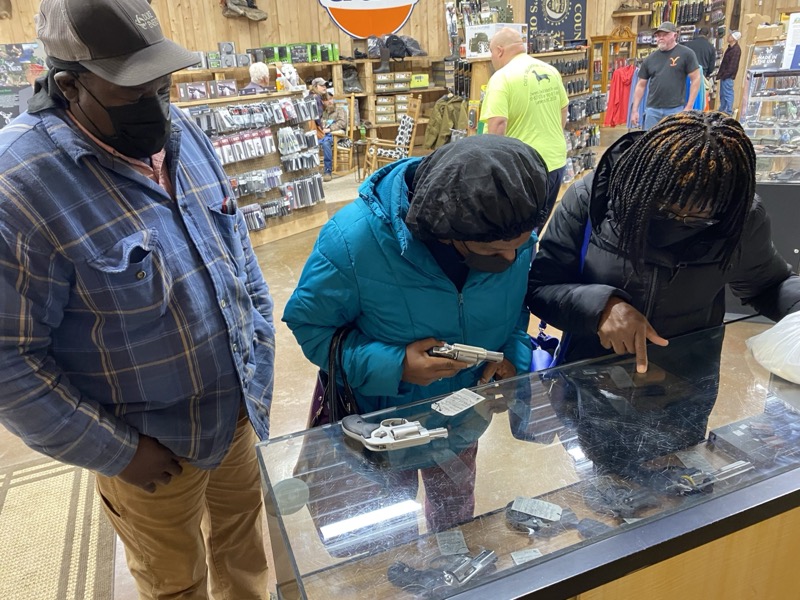 Inside the gun store