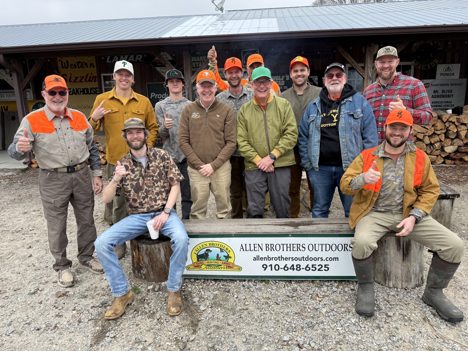 Pheasant hunting at Allen Brothers