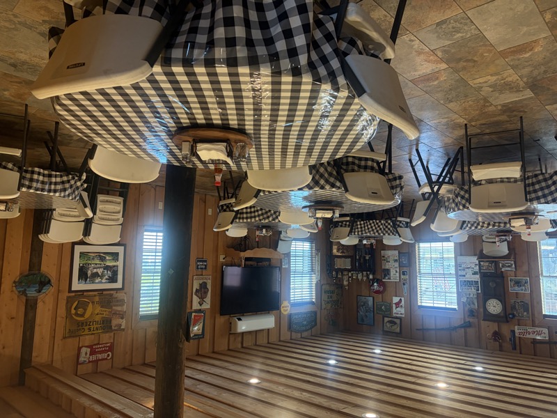 Dining area at the lodge