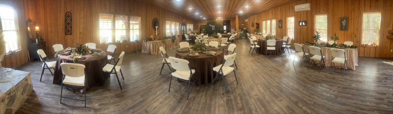 Panoramic view of the venue