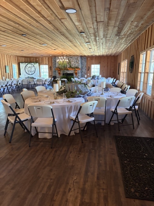 A wedding at the venue