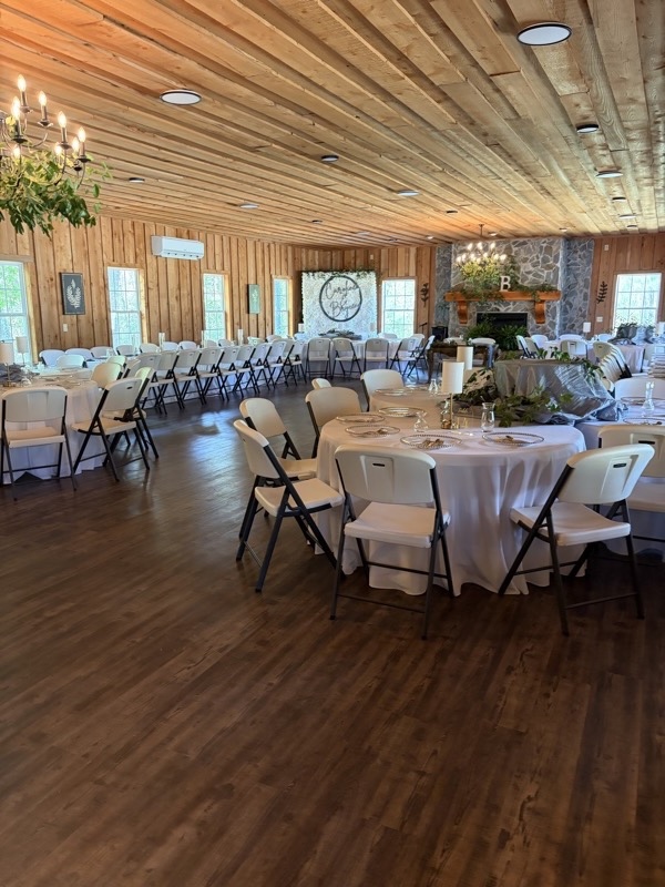 A wedding at the venue