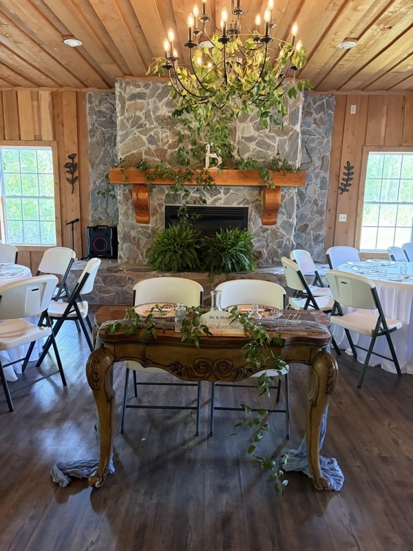 A wedding at the venue
